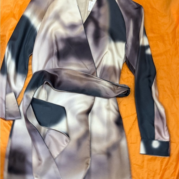 Max Mara Elegant Multicolor Wrap Dress Xs - Picture 3 of 8
